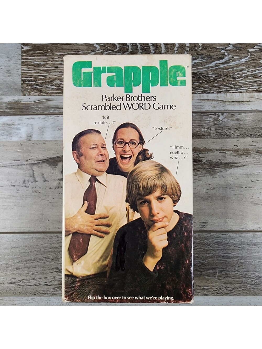 Vintage 1973 GRAPPLE Parker Brothers Scrambled Word Game Missing Correct Dice